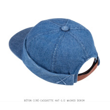BÉTON CIRÉ - CASQUETTE HAT - 1/2 WASHED DENIM